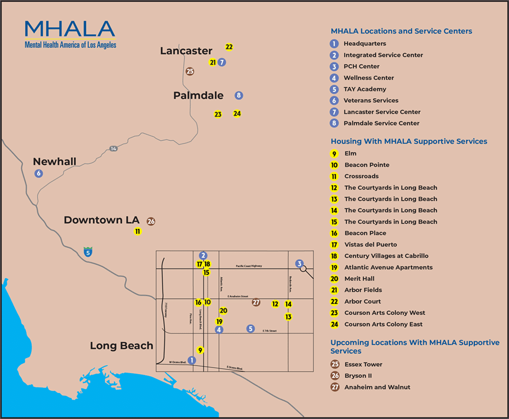 MHALA Locations Map