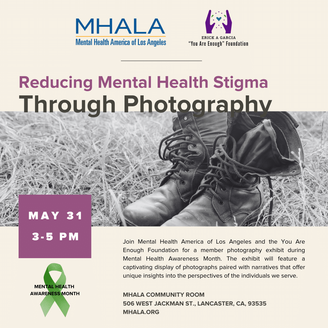 MHALA and You Are Enough Foundation Event: Reducing Mental Health Stigma Through Photography