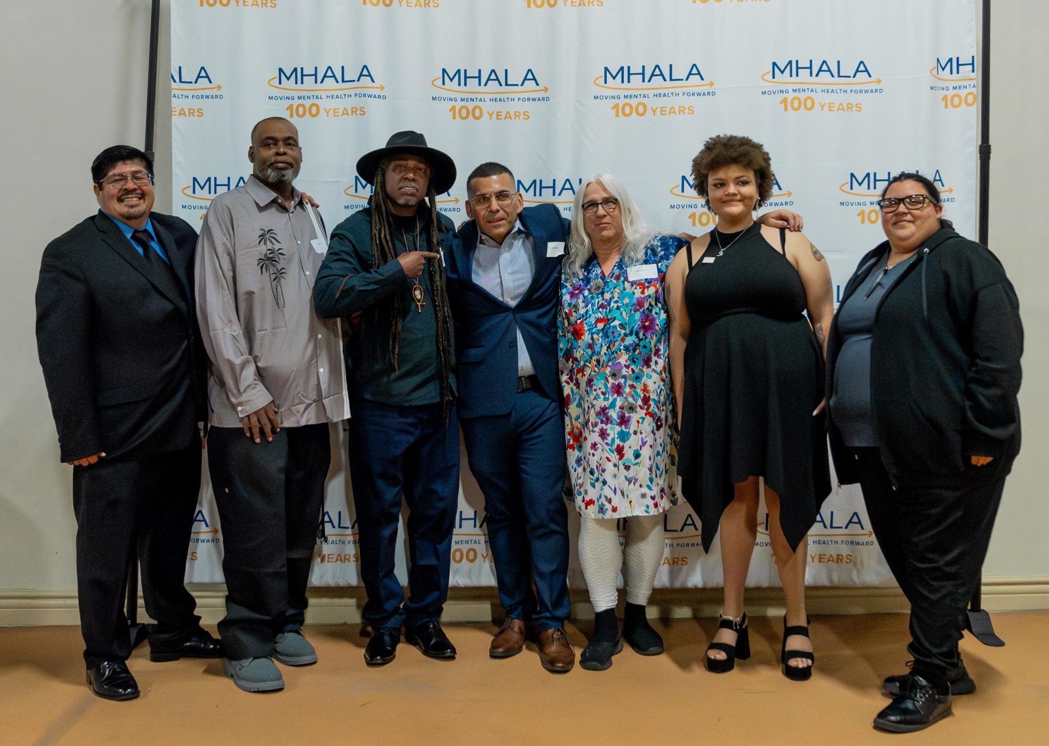 Members and staff of Mental Health America of Los Angeles at annual Golden Bell Awards.